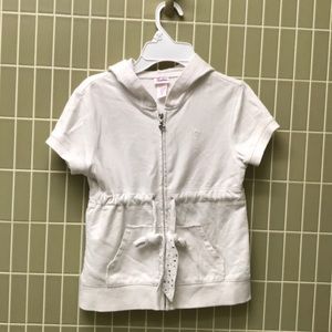 Girls Short Sleeve Hoodie